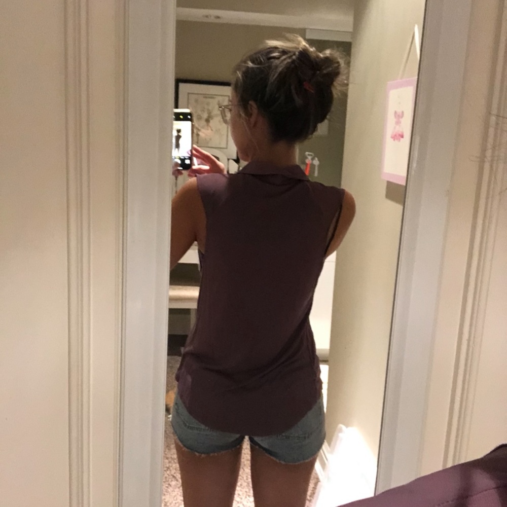 Purple Collared Tank - Picture 5 of 5